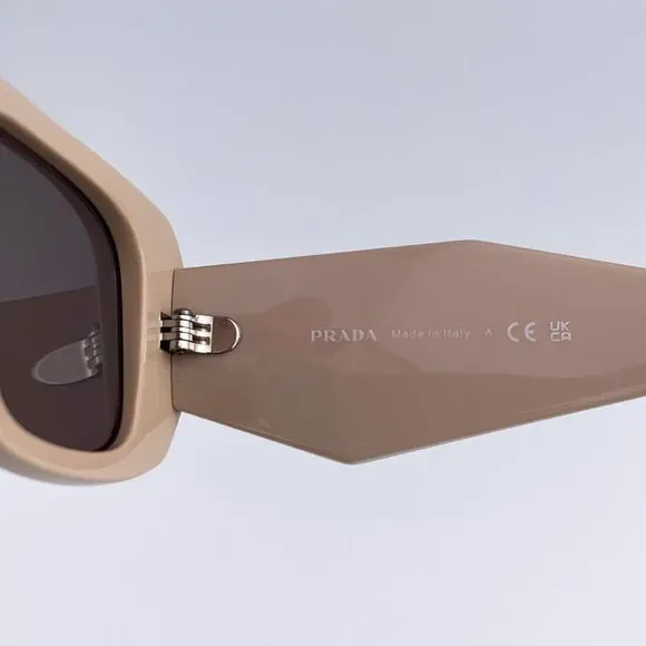 ?Prada PR17WS VYJ6X1 Sunglasses Powder Beige Brown  display picture 3